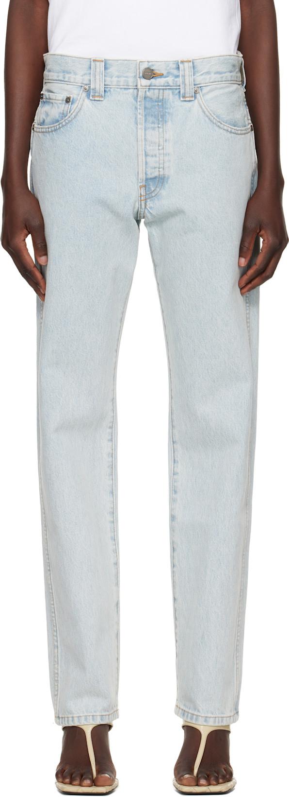 Blue Callum Jeans by KHAITE