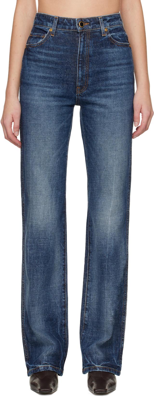 Blue Danielle Jeans by KHAITE