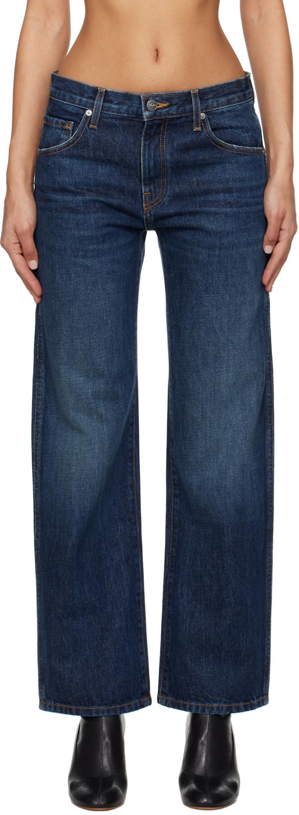 Blue Kerrie Jeans by KHAITE