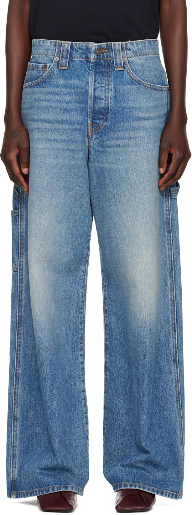 Blue Sowen Jeans by KHAITE