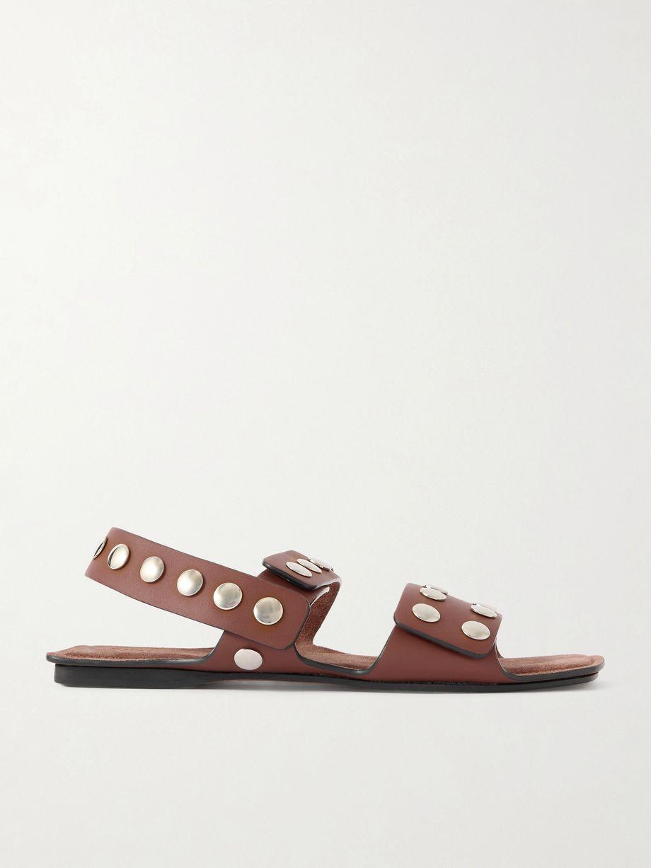 Boden studded leather sandals by KHAITE
