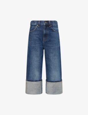 Boyle Cropped Denim Jeans by KHAITE