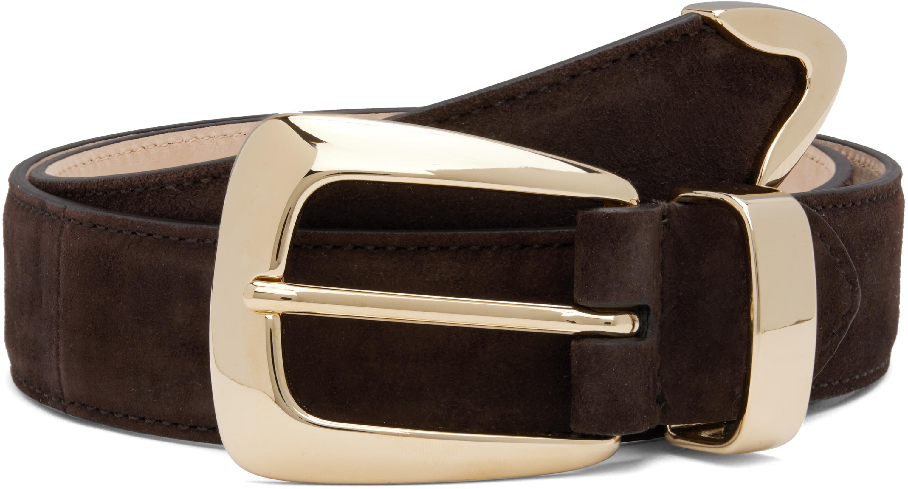 Brown Benny Belt by KHAITE
