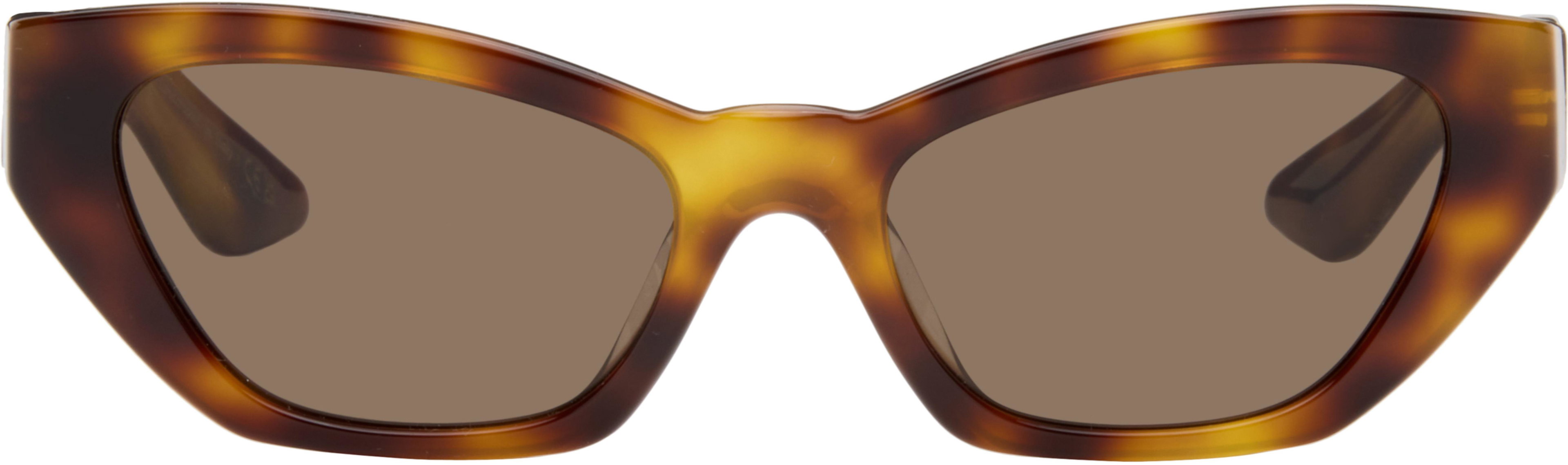 Brown Oliver Peoples Edition 1961C Sunglasses by KHAITE