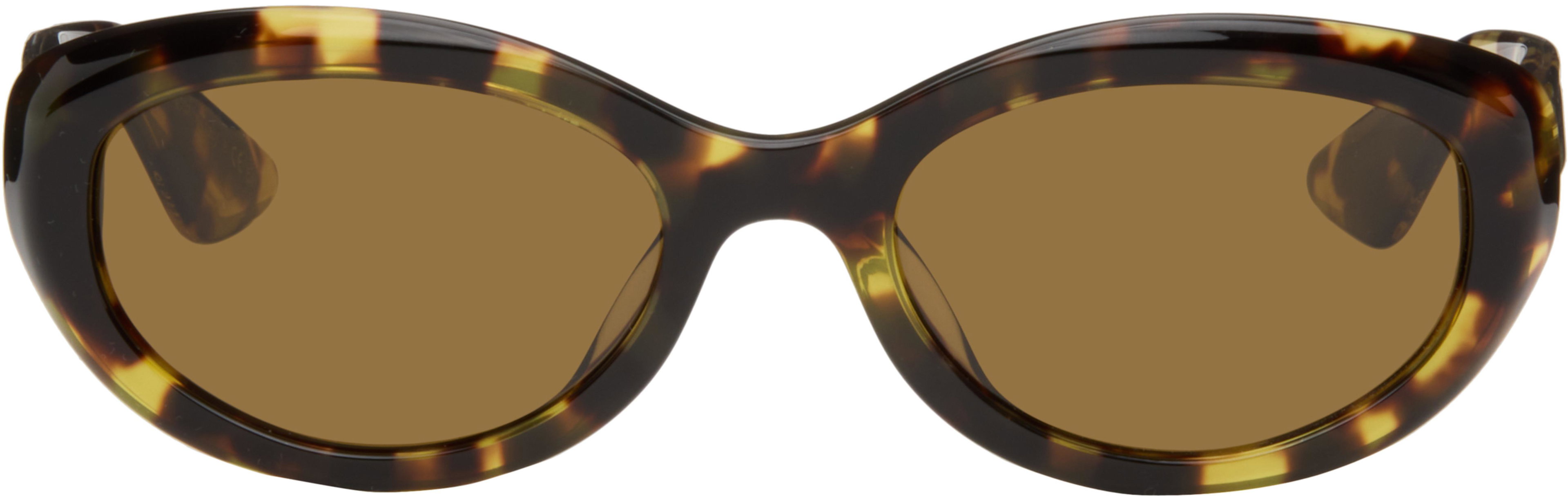 Brown Oliver Peoples Edition 1969C Sunglasses by KHAITE