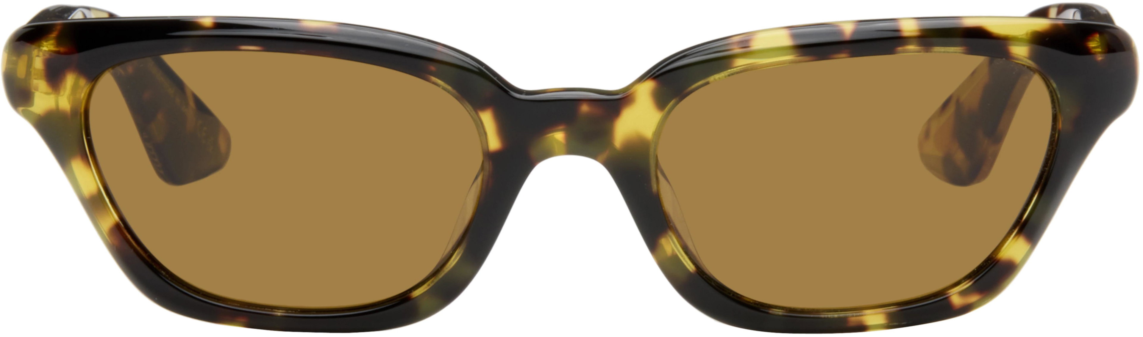 Brown Oliver Peoples Edition 1983C Sunglasses by KHAITE