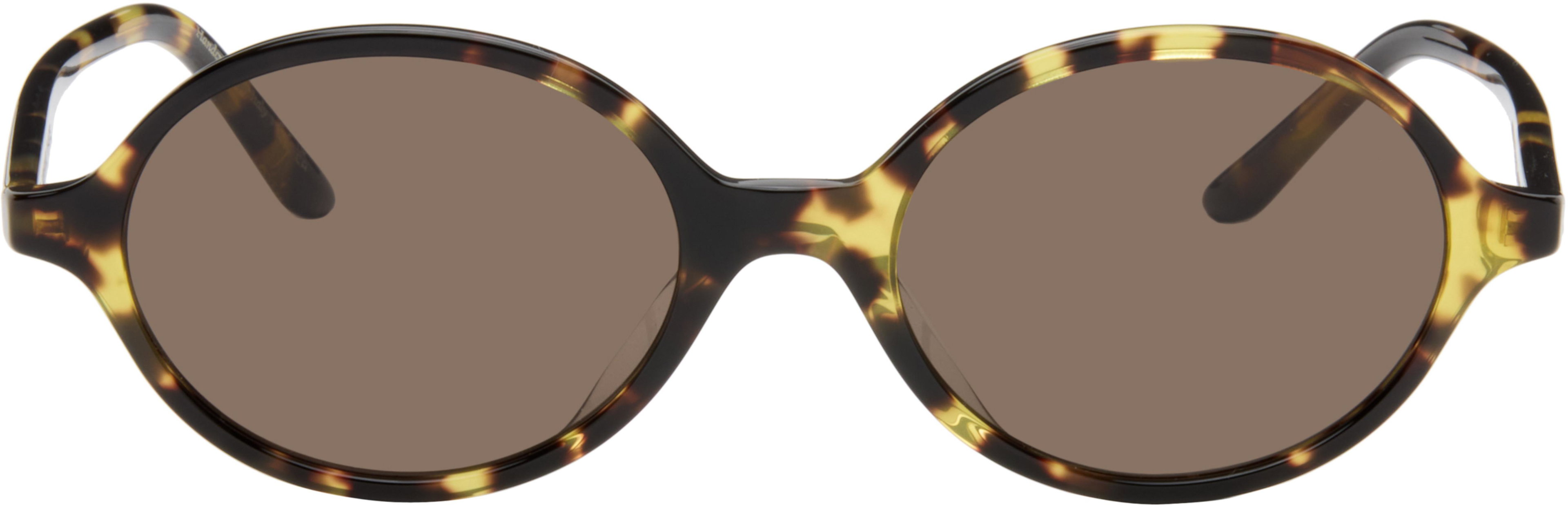 Brown Oliver Peoples Edition 1983C Sunglasses by KHAITE