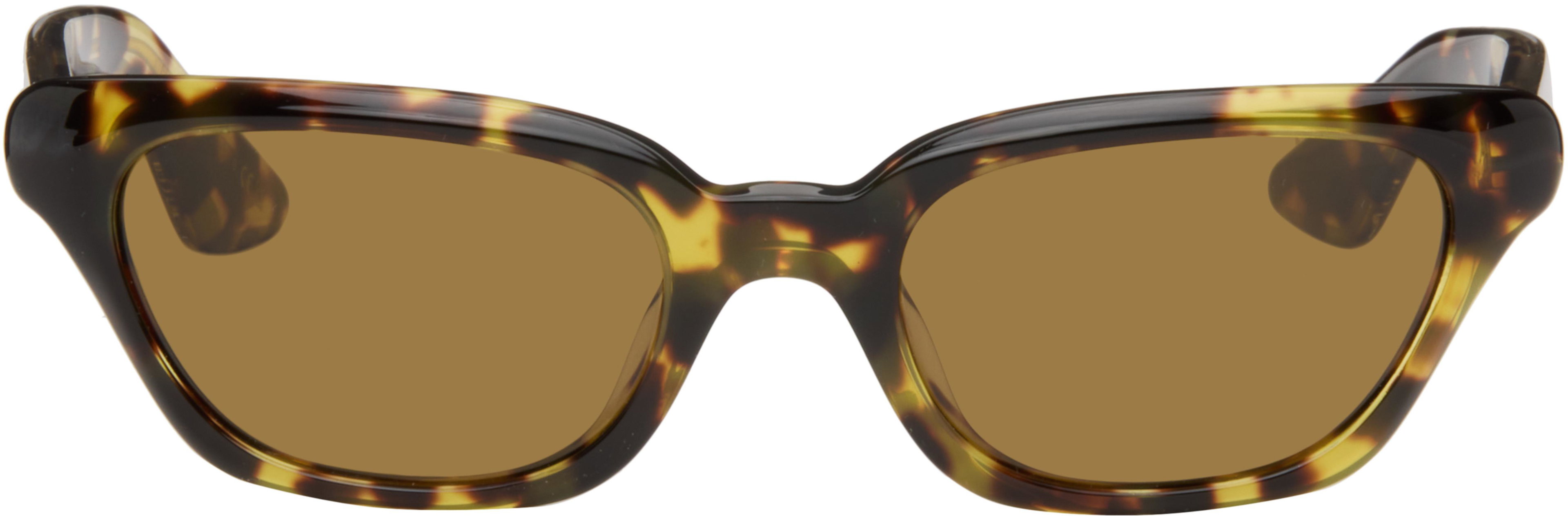 Brown Oliver Peoples Edition 1983C Sunglasses by KHAITE