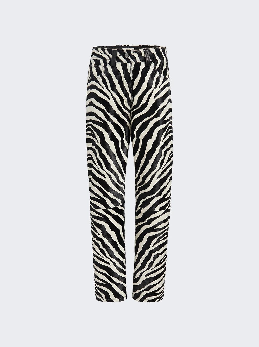 Callum Pant Zebra  | The Webster by KHAITE