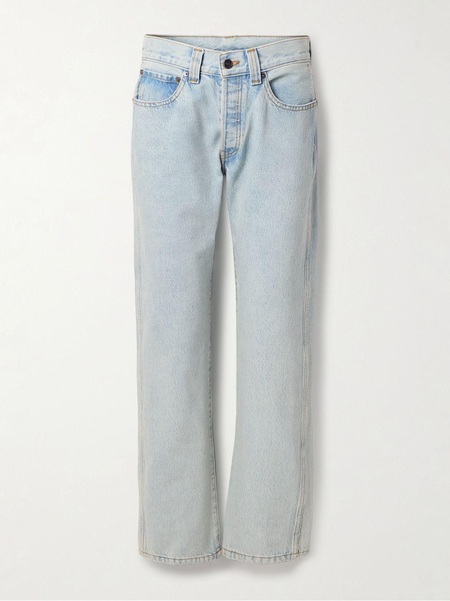 Callum mid-rise straight-leg jeans by KHAITE