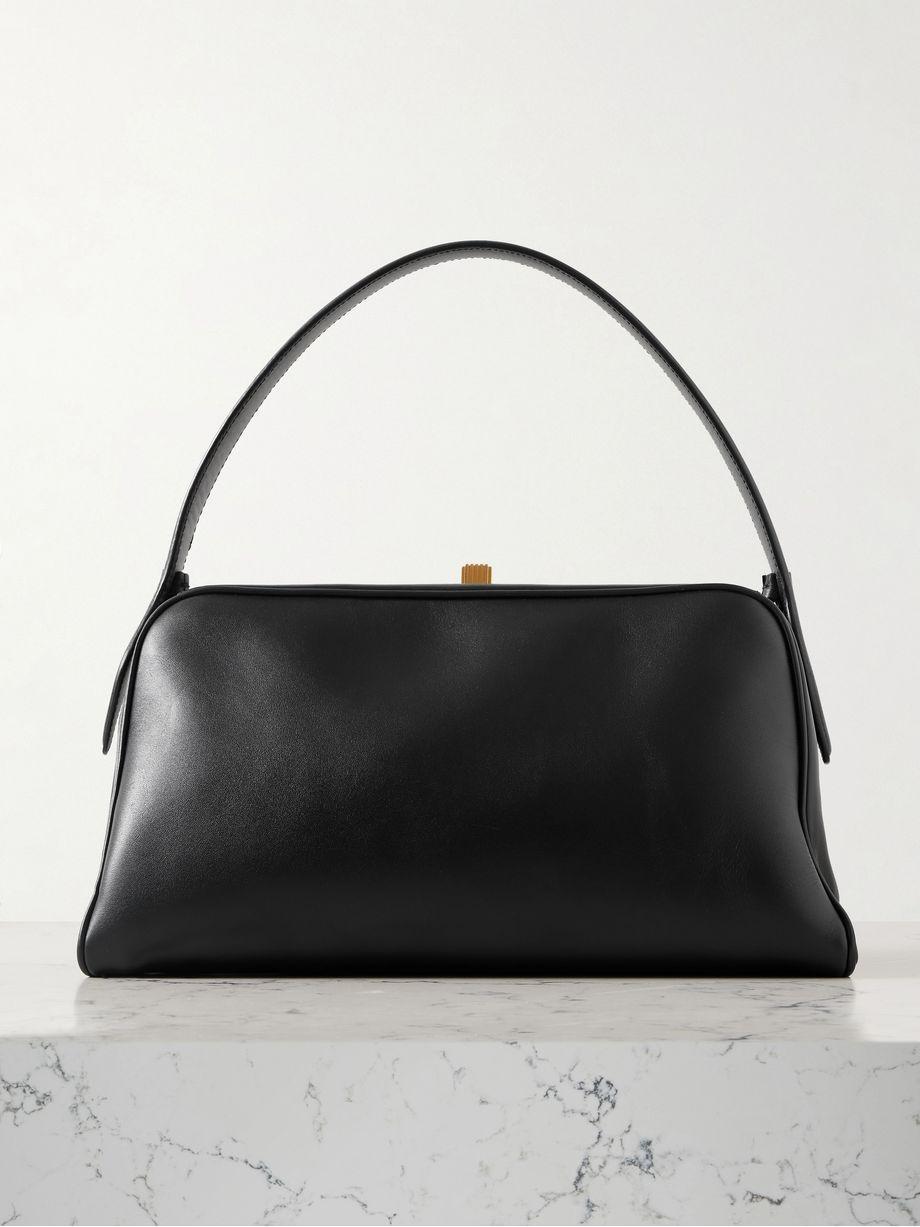 Cate leather tote by KHAITE