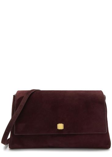 Cate suede cross-body bag by KHAITE