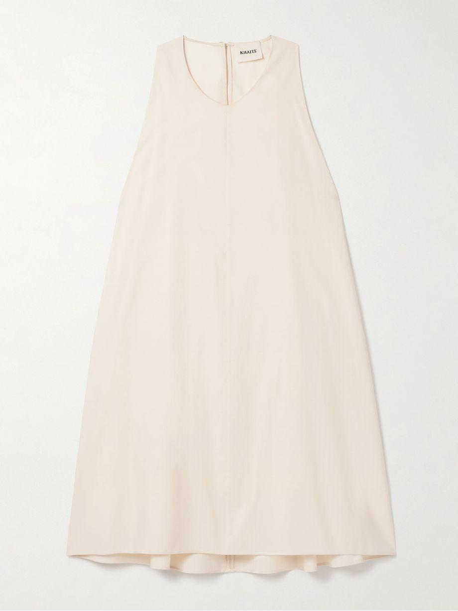 Clay cotton-blend poplin mini dress by KHAITE