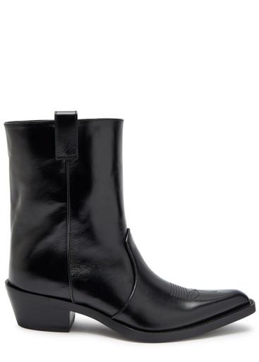 Clive 35 leather ankle boots by KHAITE