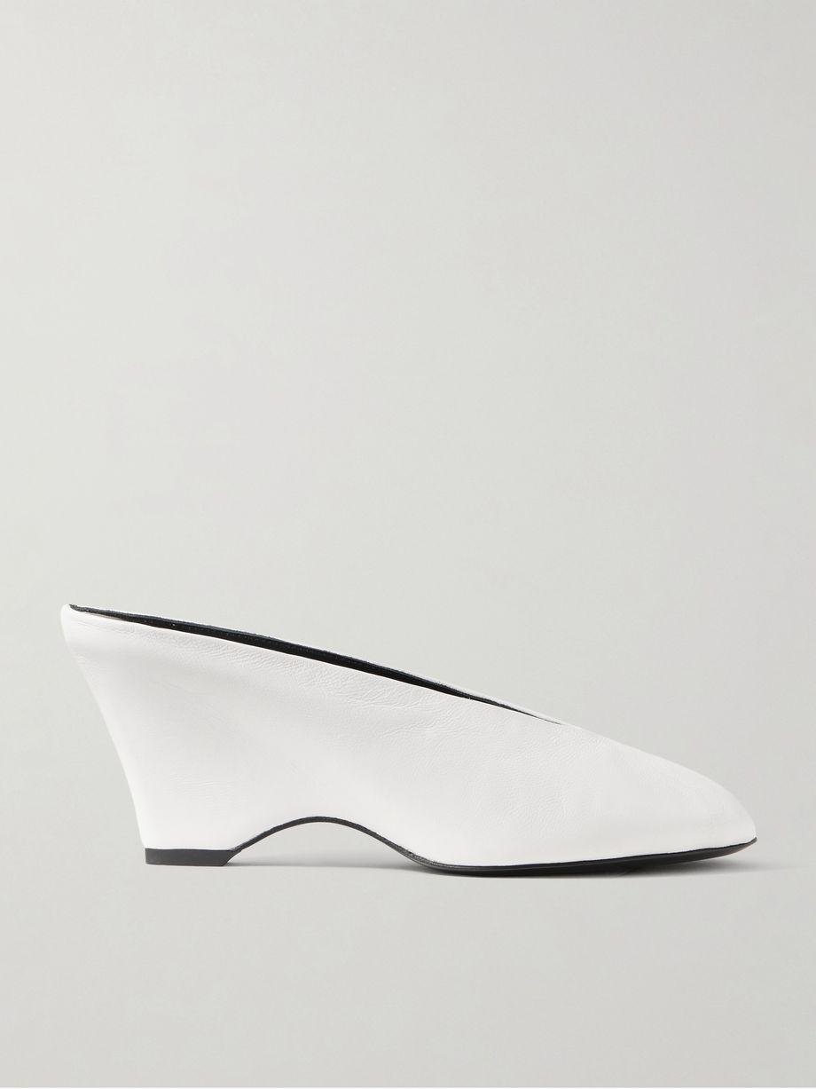 Cloak leather mules by KHAITE