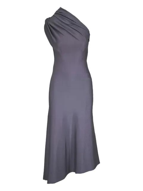 Coast dress in gunmetal by KHAITE