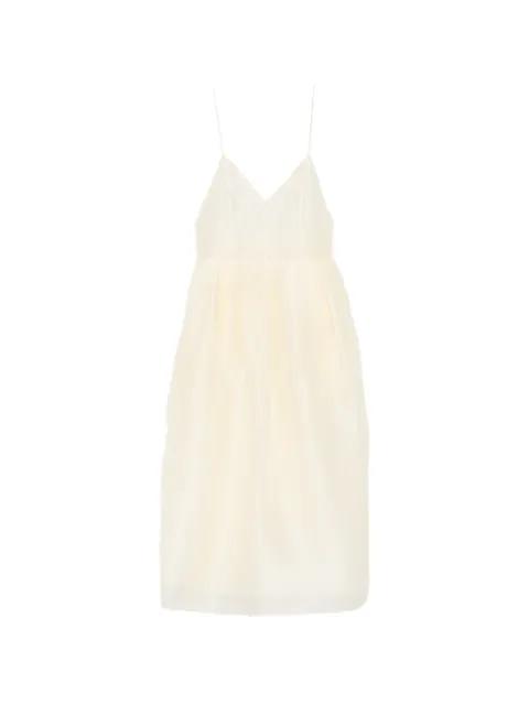 Colette V-neck midi dress by KHAITE