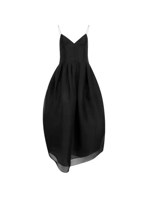 Colette V-neck midi dress by KHAITE