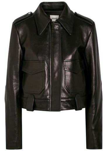 Cordelia leather jacket by KHAITE