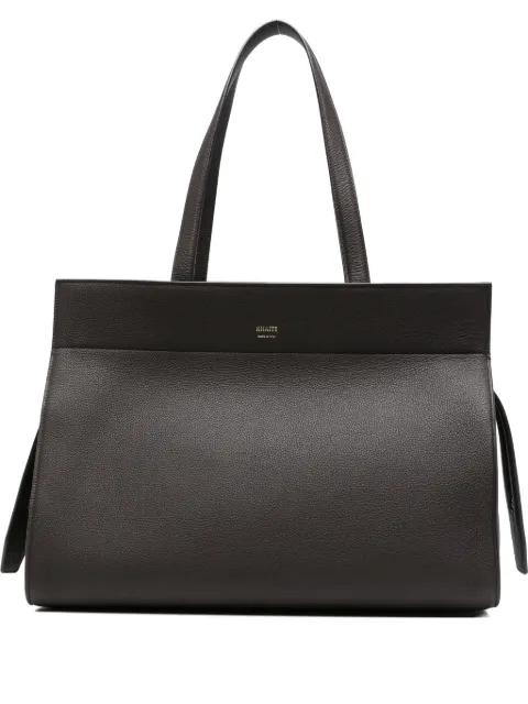 Crosby leather tote bag by KHAITE