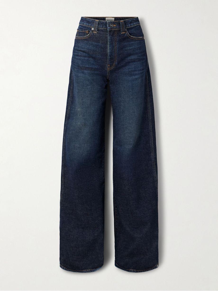 Dane high-rise wide-leg jeans by KHAITE