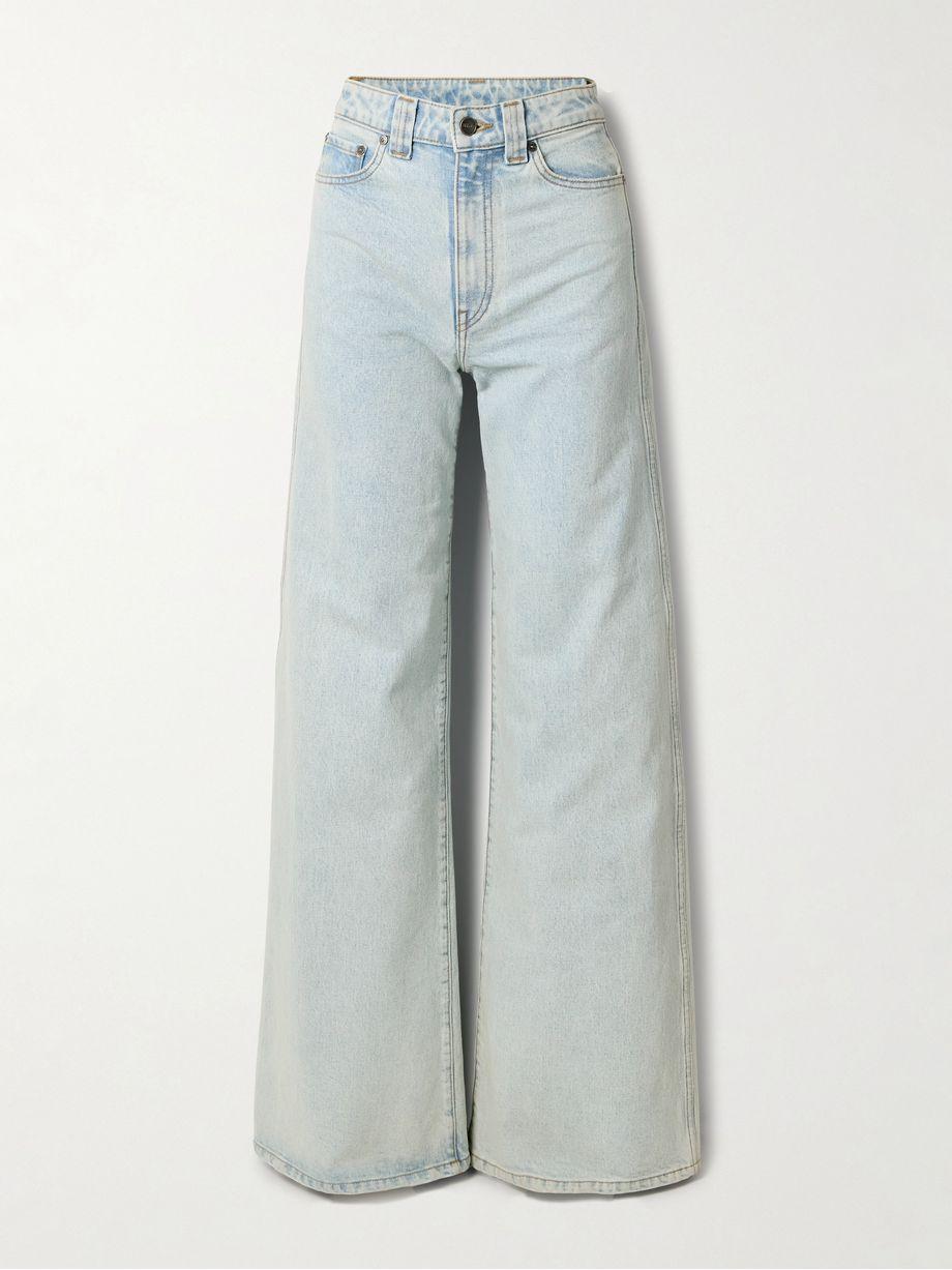 Dane high-rise wide-leg jeans by KHAITE