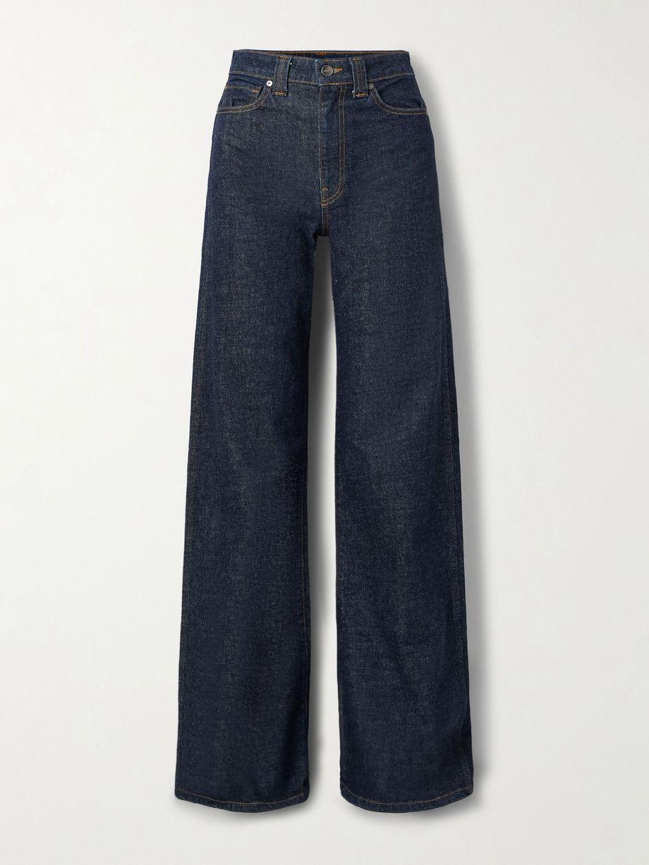 Dane high-rise wide-leg jeans by KHAITE