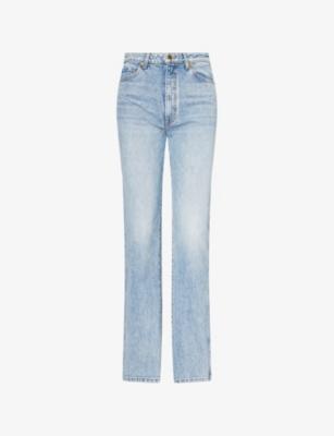 Danielle Straight-Leg Denim Jeans by KHAITE