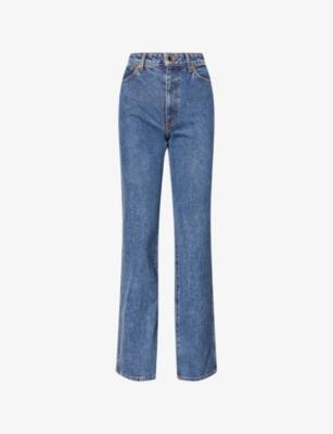 Danielle Straight-Leg Denim Jeans by KHAITE