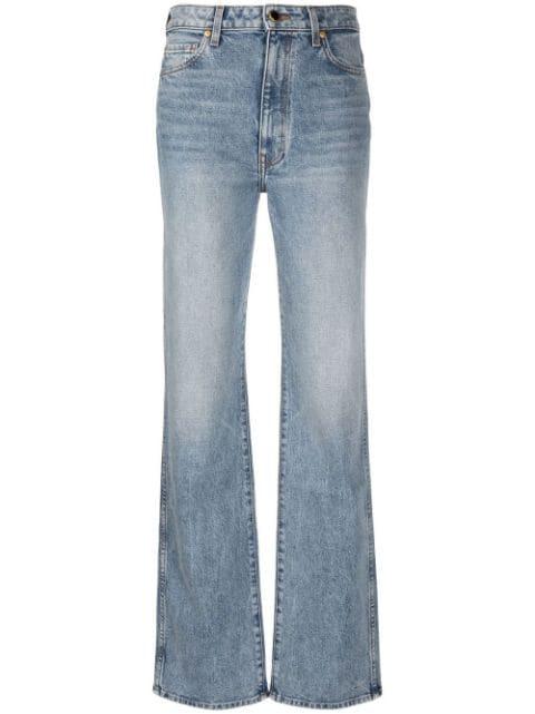 Danielle straight-leg jeans by KHAITE