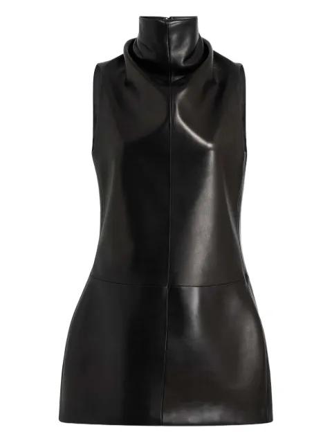 Daria high-neck mini dress by KHAITE