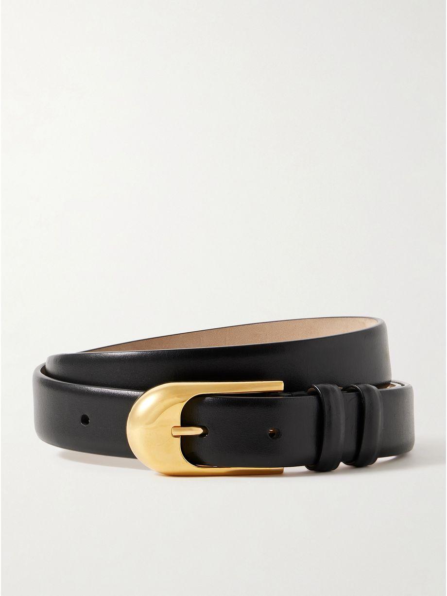 Dome leather belt by KHAITE