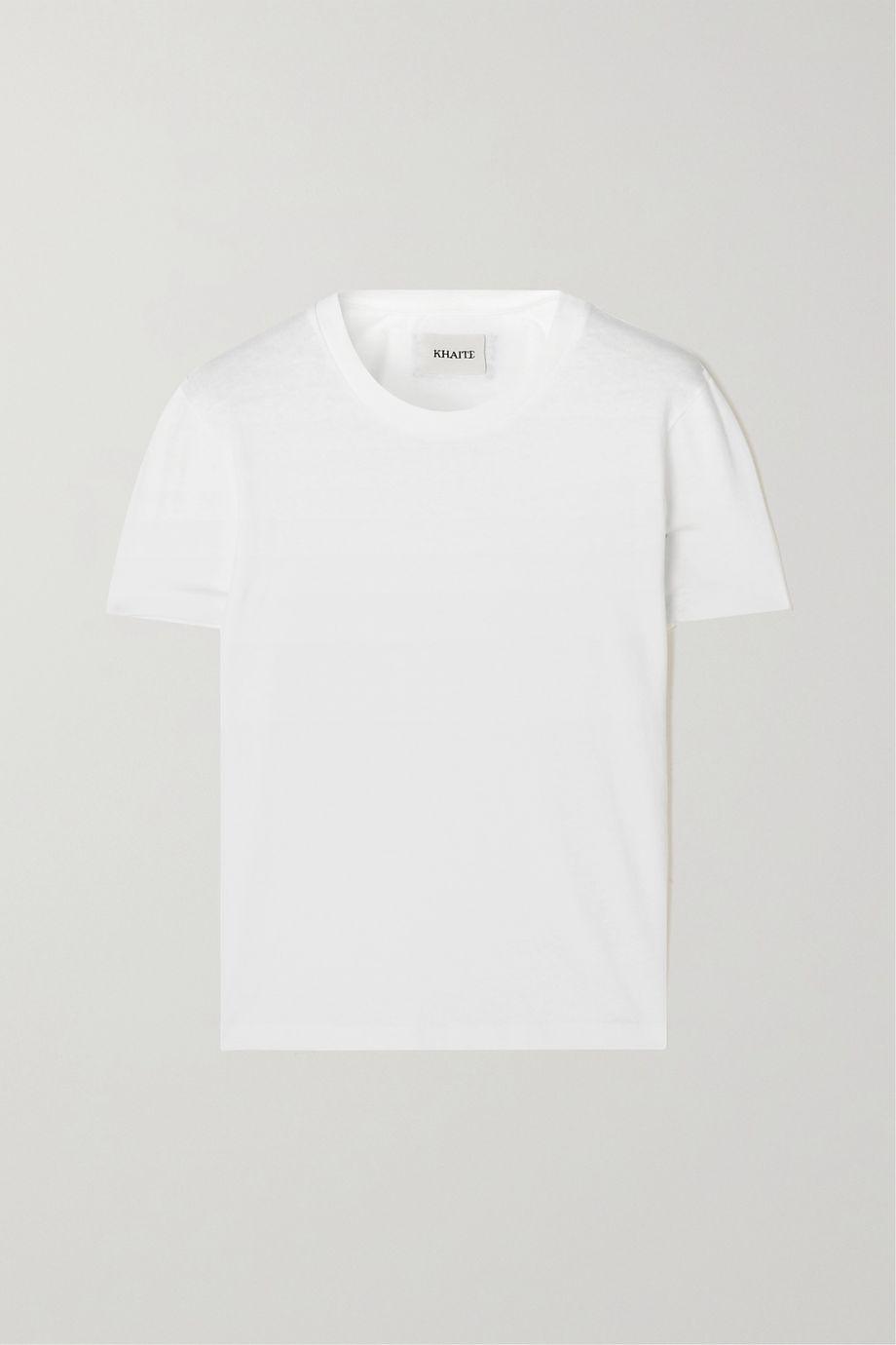 Emmylou cotton-jersey T-shirt by KHAITE