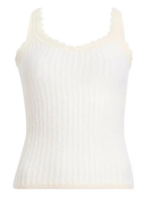 Ennio scalloped tank by KHAITE