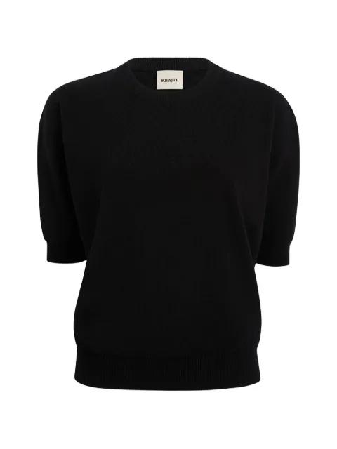 Faye top in black by KHAITE