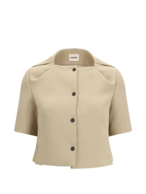 Franc button short sleeve jacket by KHAITE