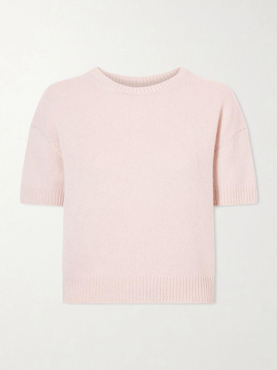 Golden cashmere sweater by KHAITE