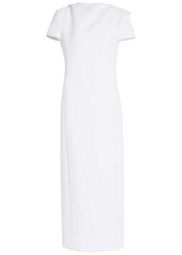 Iryl open-back draped crepe dress by KHAITE