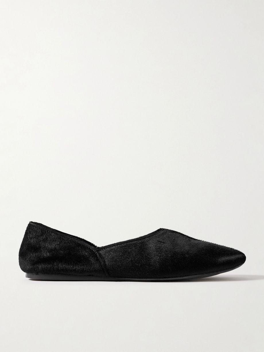 Jane calf hair flats by KHAITE