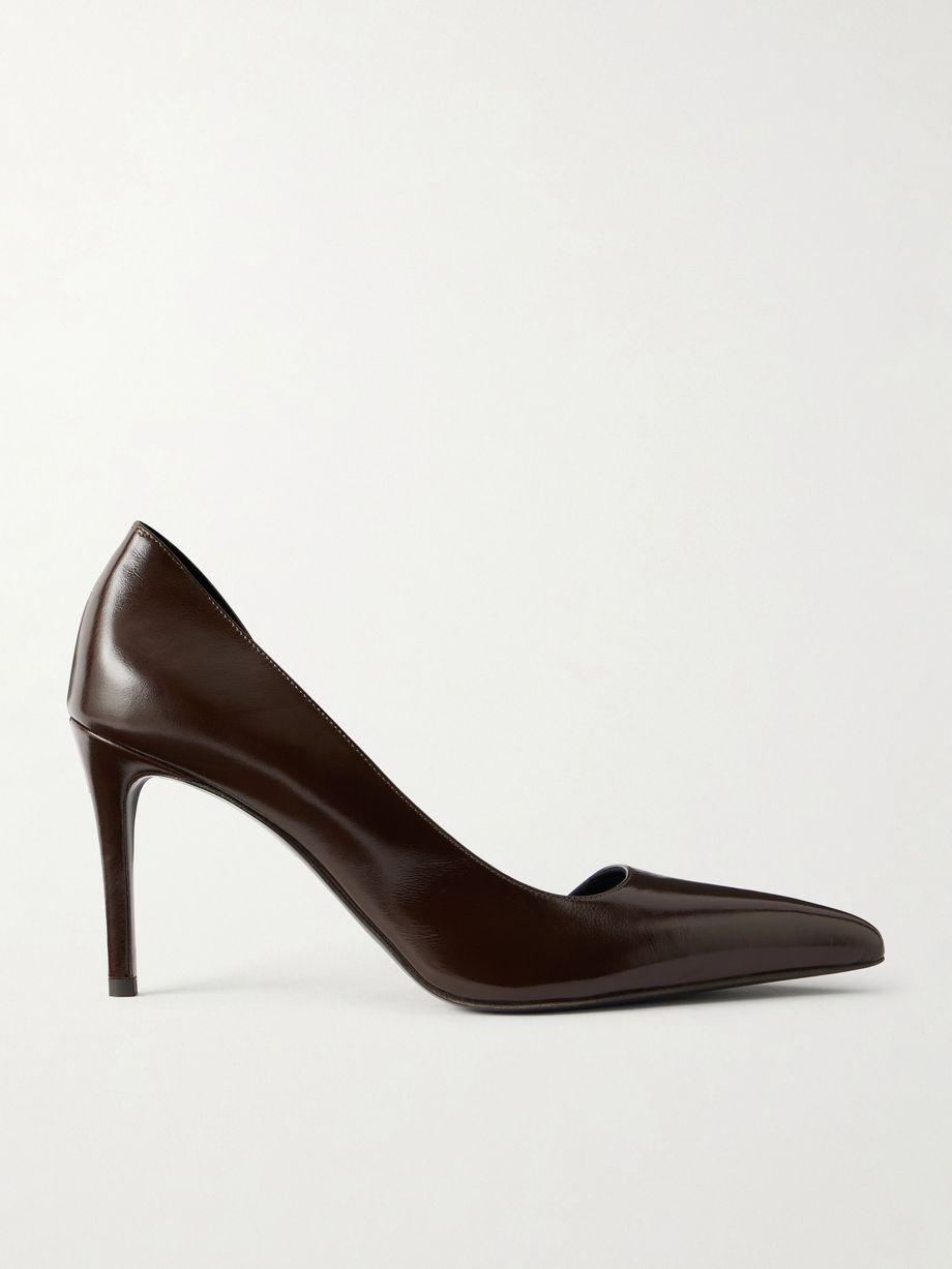 Jett D'Orsay leather pumps by KHAITE