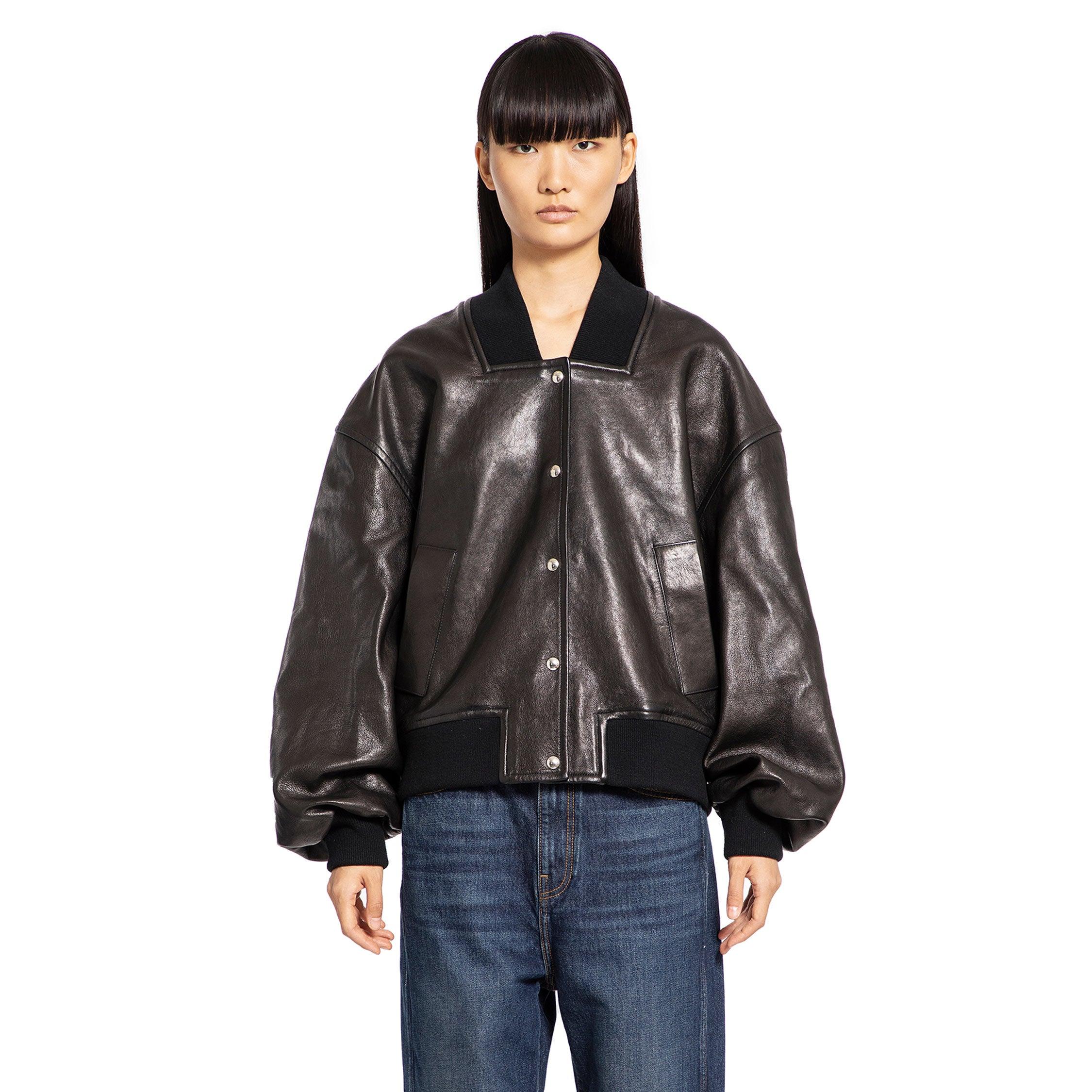 KHAITE WOMAN BLACK JACKETS by KHAITE