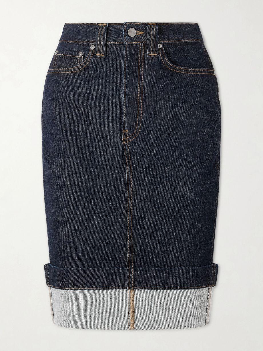 Kendra denim skirt by KHAITE