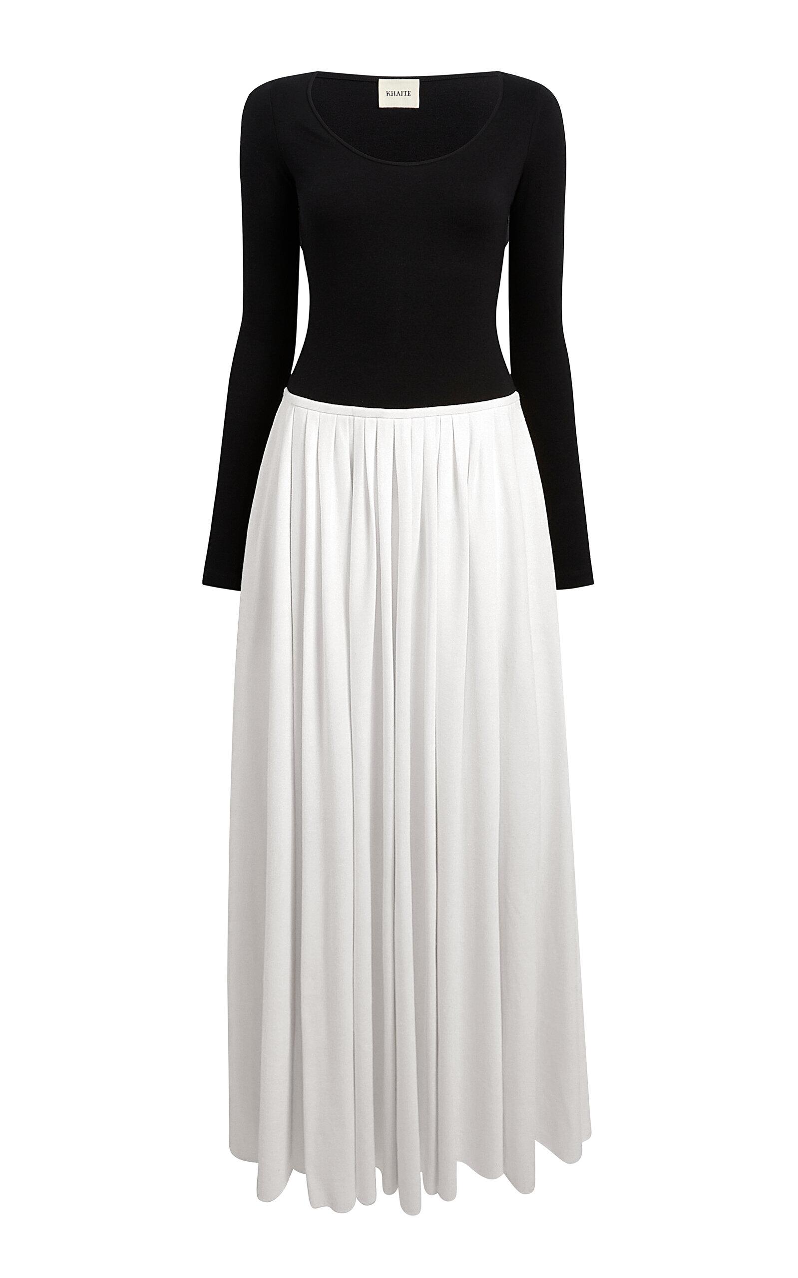 Khaite Carlotta Pleated Jerseyaxi Dress -oda Operandi by KHAITE