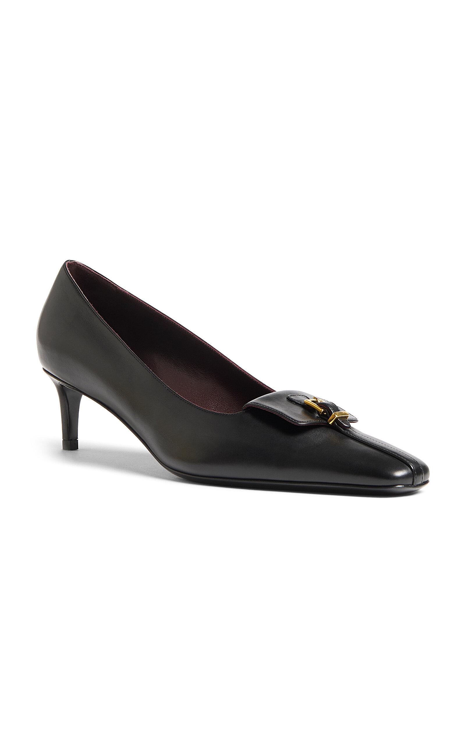 Khaite Celia Pocket Leather Pumps - Moda Operandi by KHAITE