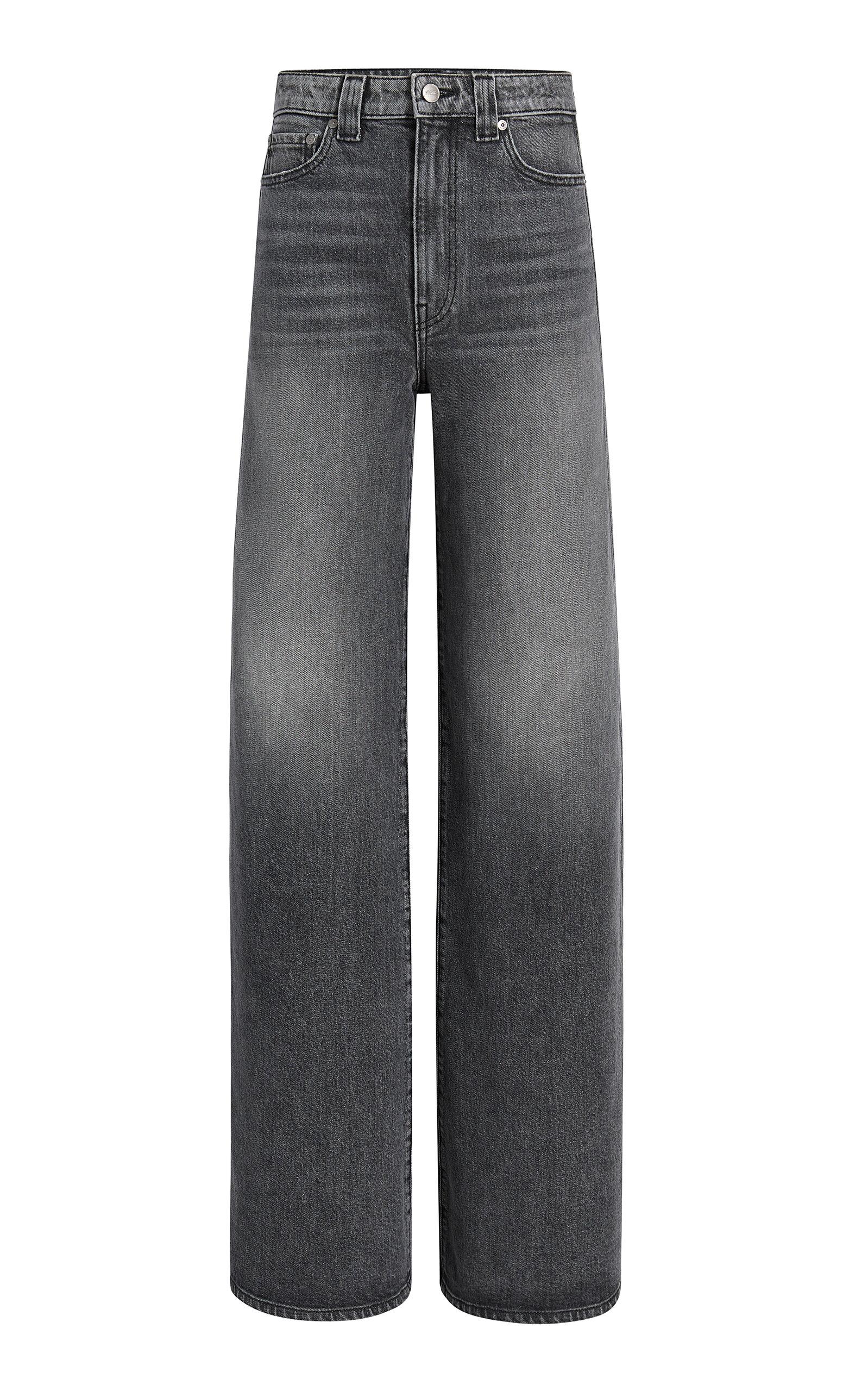 Khaite Dane Mid-Rise Stretch Denim Wide-Leg Jeans - Moda Operandi by KHAITE
