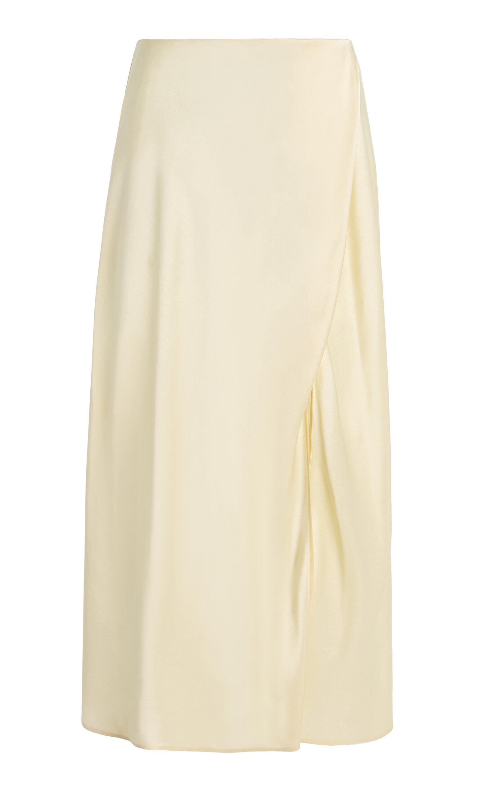Khaite Demi Silk Midi Wrap Skirt - Moda Operandi by KHAITE