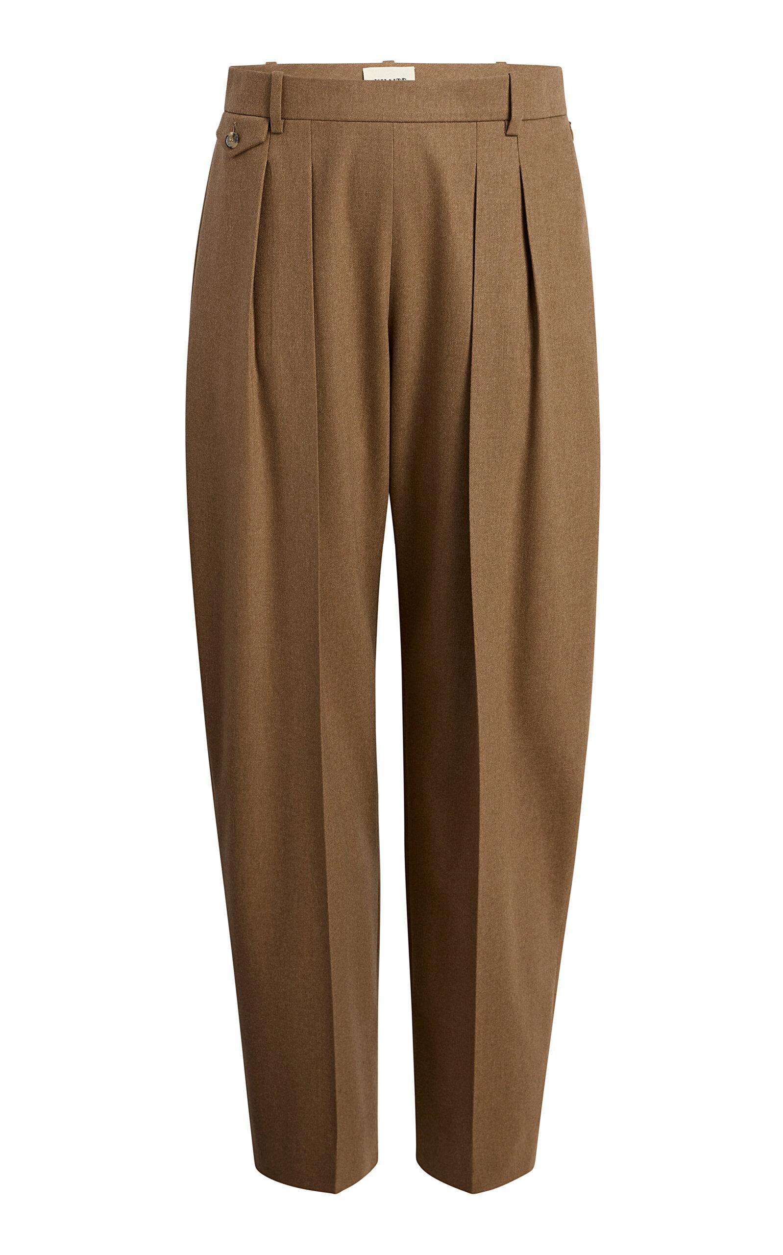 Khaite Dugan Tapered Wool Pants - Moda Operandi by KHAITE