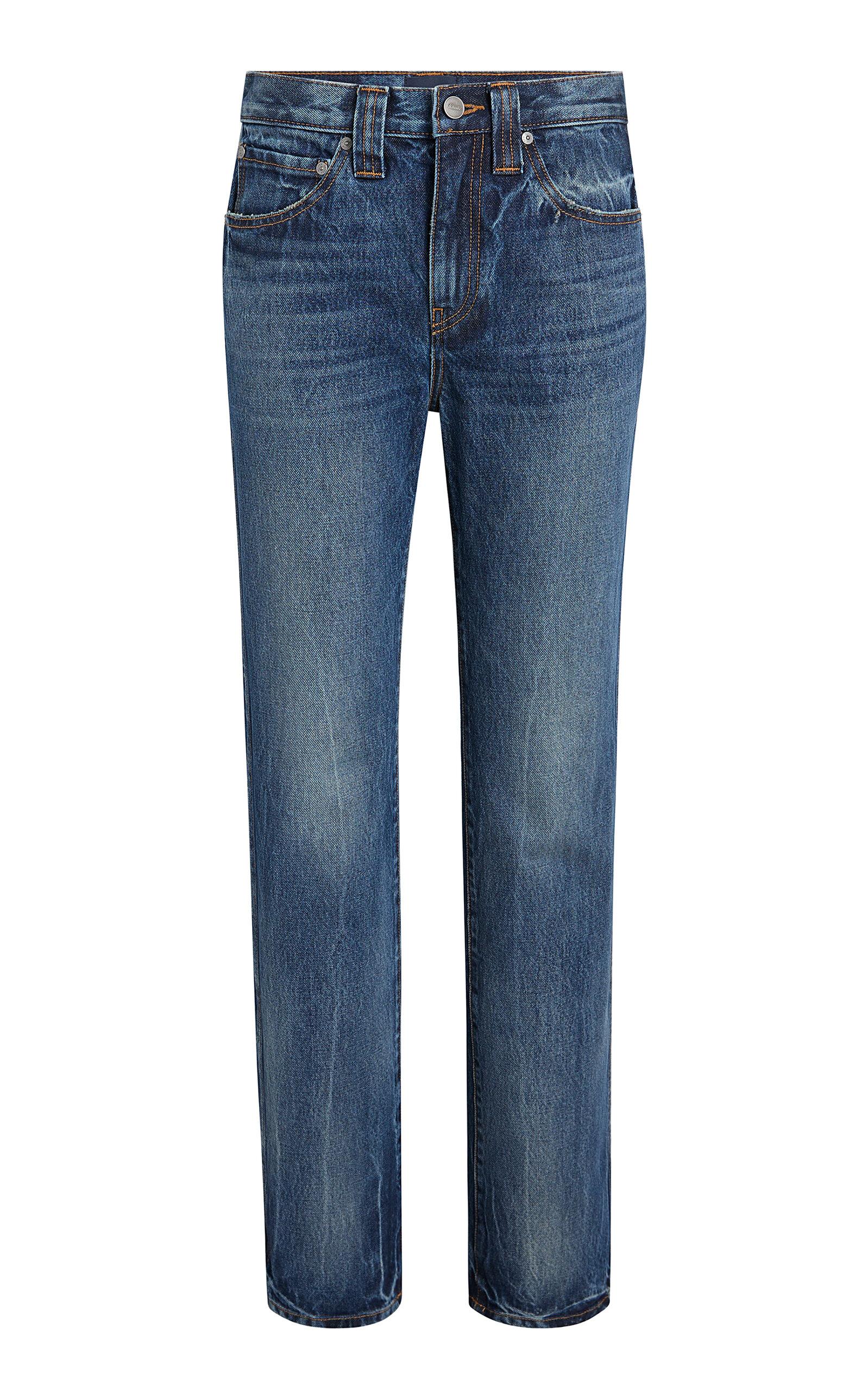 Khaite Farley Mid-Rise Straight-Leg Jeans - Moda Operandi by KHAITE