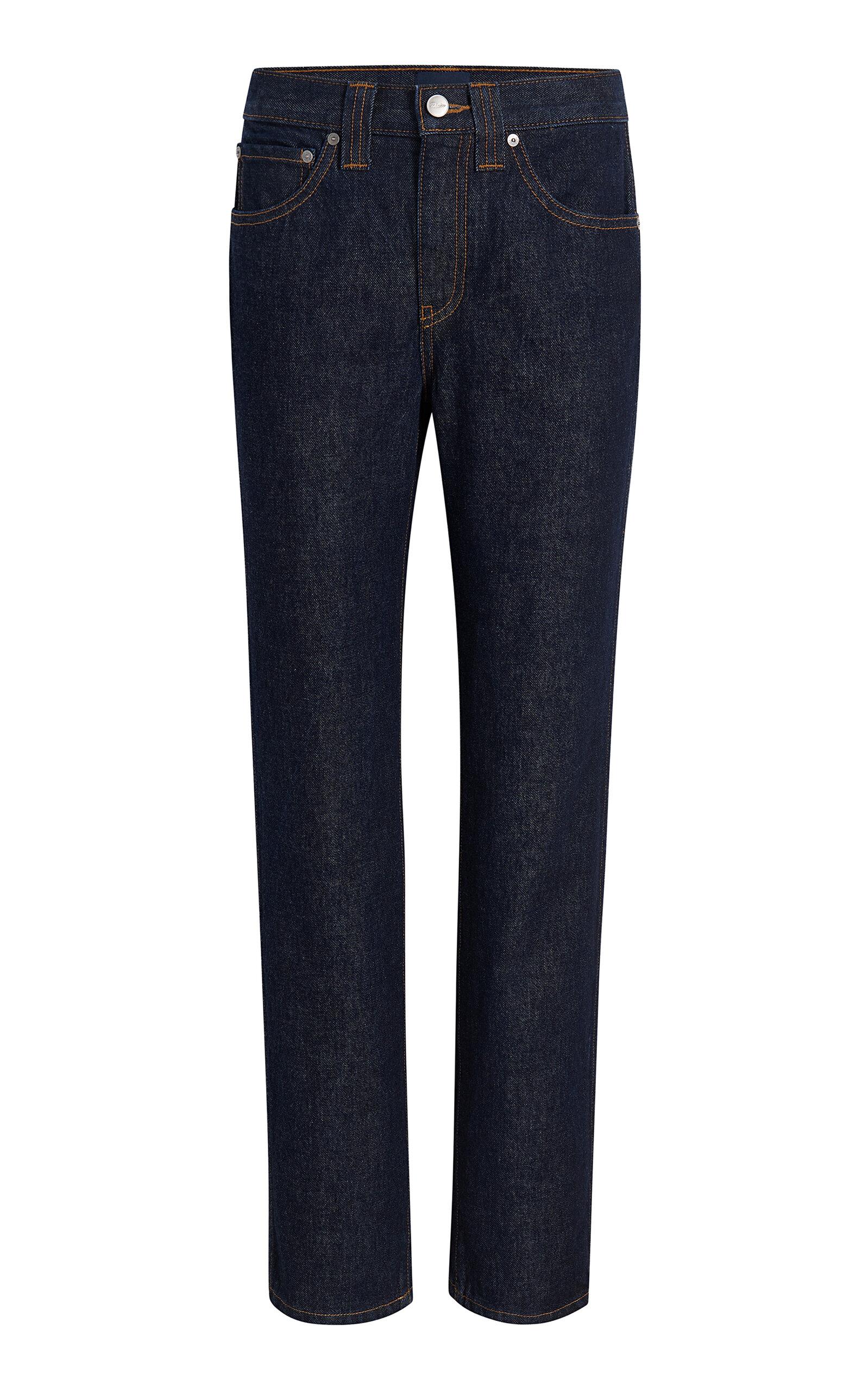 Khaite Farley Mid-Rise Straight-Leg Jeans - Moda Operandi by KHAITE
