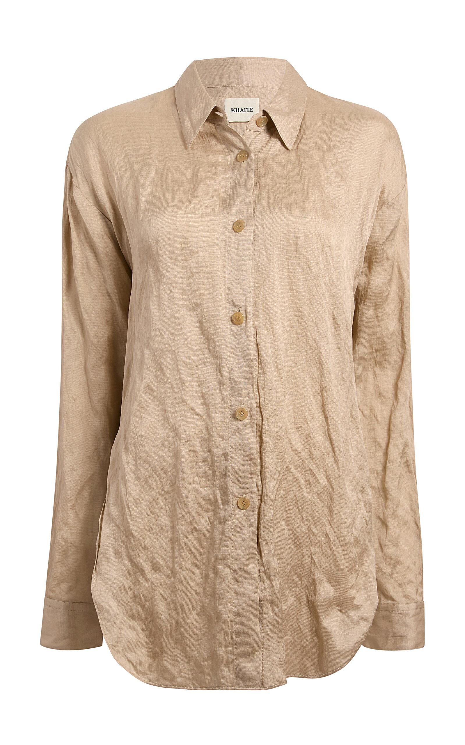 Khaite Goya Cotton-Voil Shirt - Moda Operandi by KHAITE